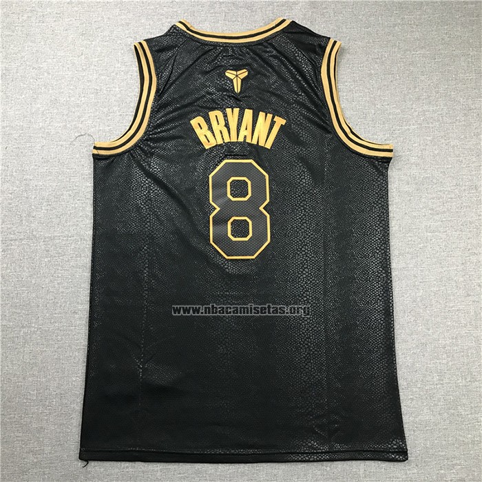 Camiseta Los Angeles Lakers Kobe Bryant NO 8 Ciudad 2017-18 Negro